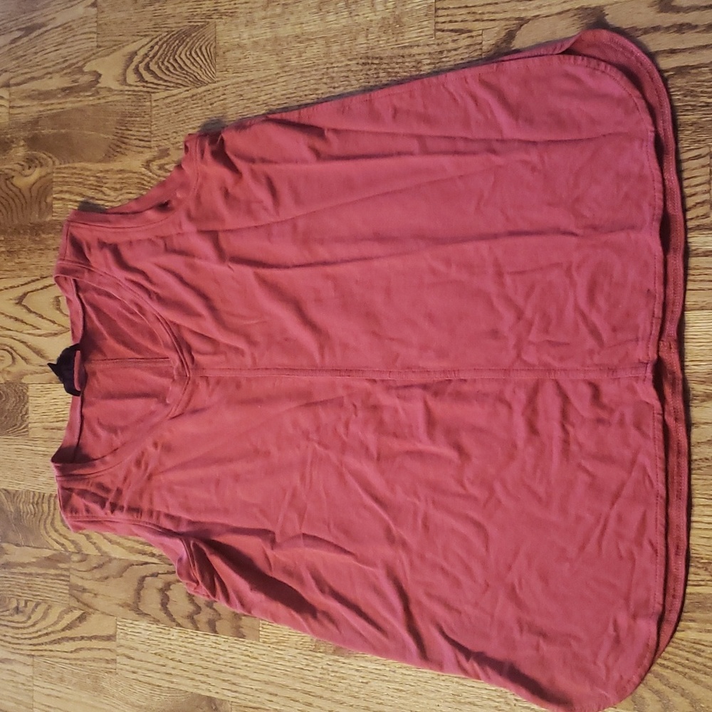 (UK S) FDJ French Dressing Jeans V Neck Sleeveless Top Solid Color Casual